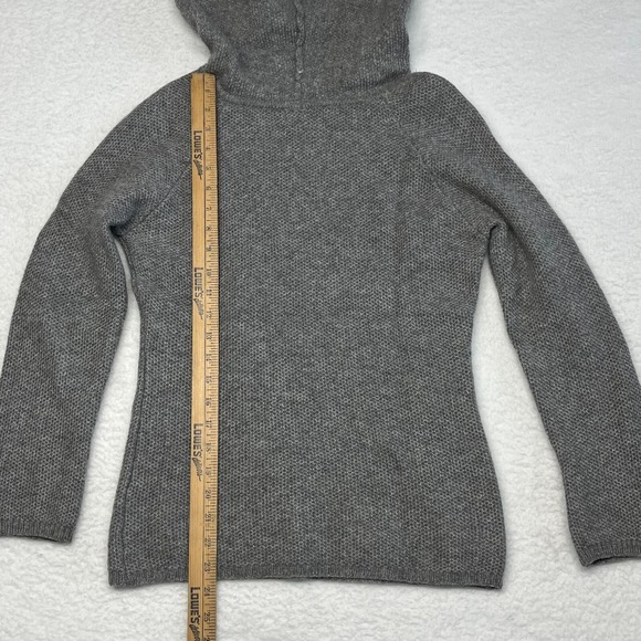 Merino‎ Wool Cashmere Sweater Women Small Gray Pullover  Benedetta B Italy - Picture 12 of 13